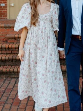 Worth Collective Harlow off-white floral maxi dress